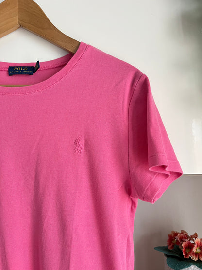 T-Shirt Ralph Lauren rosa taglia L