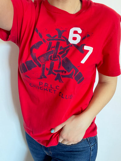 T-Shirt Ralph Lauren rossa taglia M