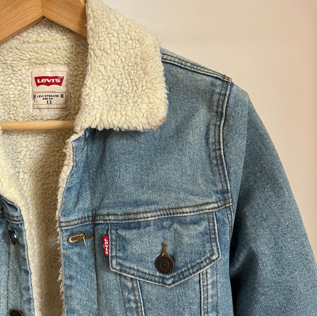 Giacca in Jeans Levi’s Sherpa taglia XS