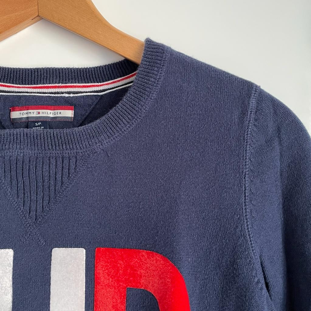 Maglione Tommy Hilfiger blu taglia S