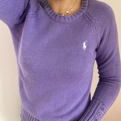 Maglione Ralph Lauren viola taglia XS