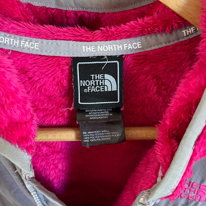 Pile The North Face fucsia e grigio taglia S