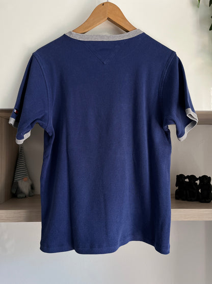 T-Shirt Tommy Hilfiger blu e grigio taglia L