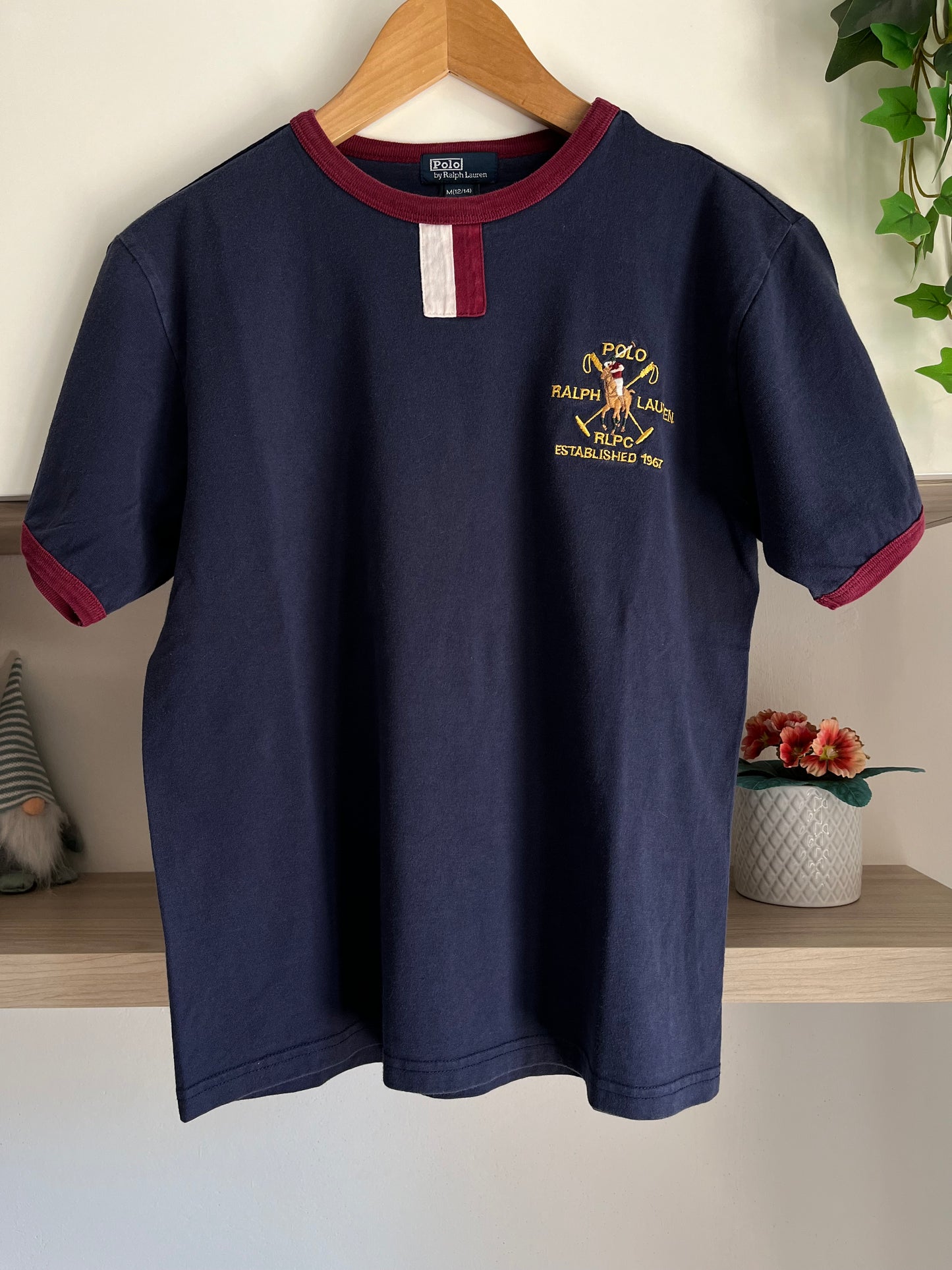 T-Shirt Ralph Lauren blu taglia M