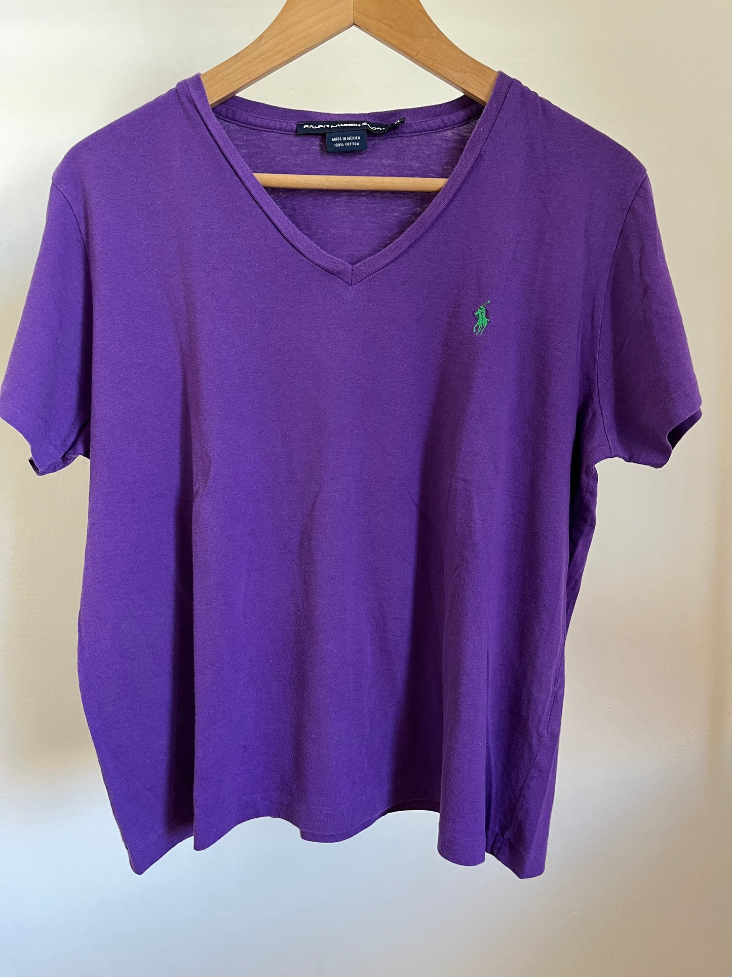 T-Shirt Ralph Lauren viola taglia XL