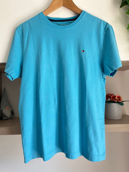 T-Shirt Tommy Hilfiger azzurra taglia XL