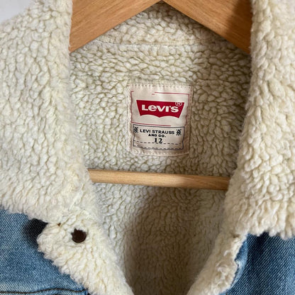 Giacca in Jeans Levi’s Sherpa taglia XS