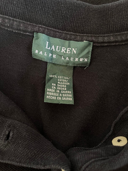 Polo Ralph Lauren nera taglia XL