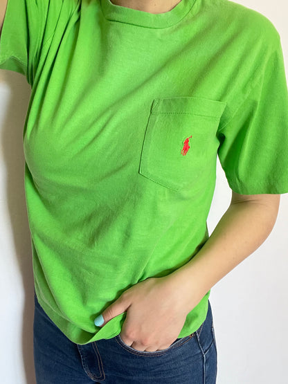 T-Shirt Ralph Lauren verde taglia S