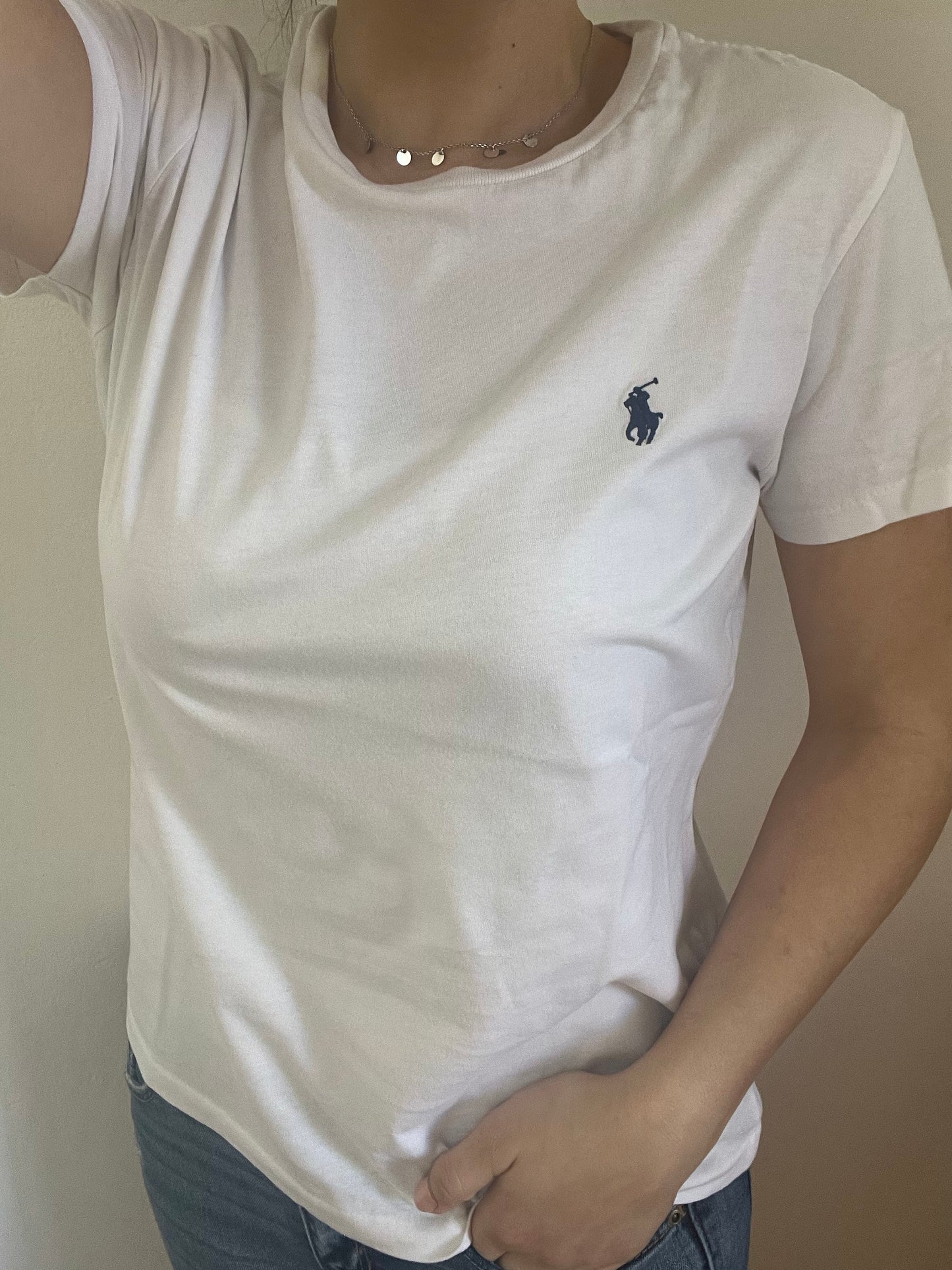 T-Shirt Ralph Lauren bianca taglia M