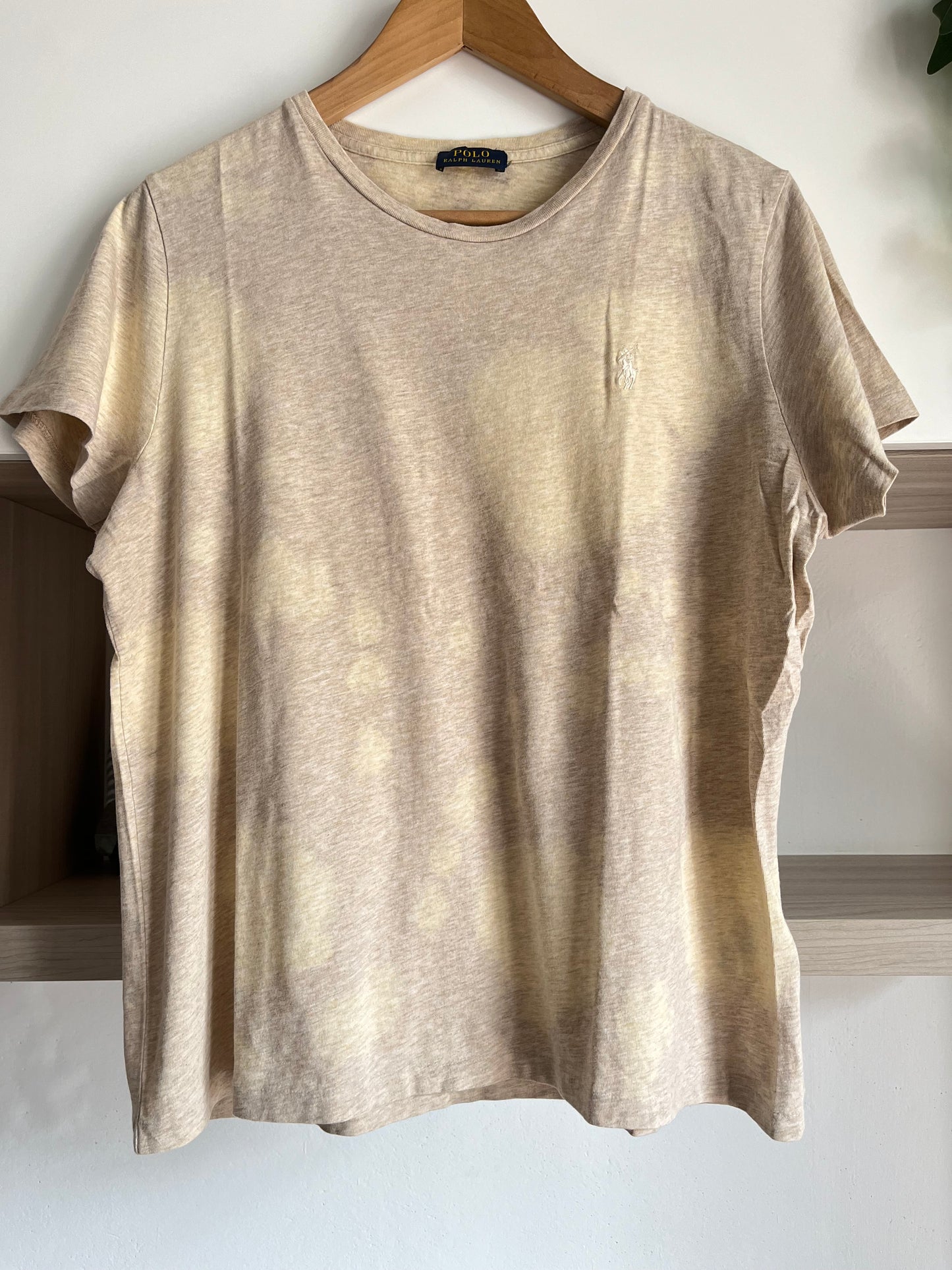 T-Shirt Ralph Lauren beige taglia L