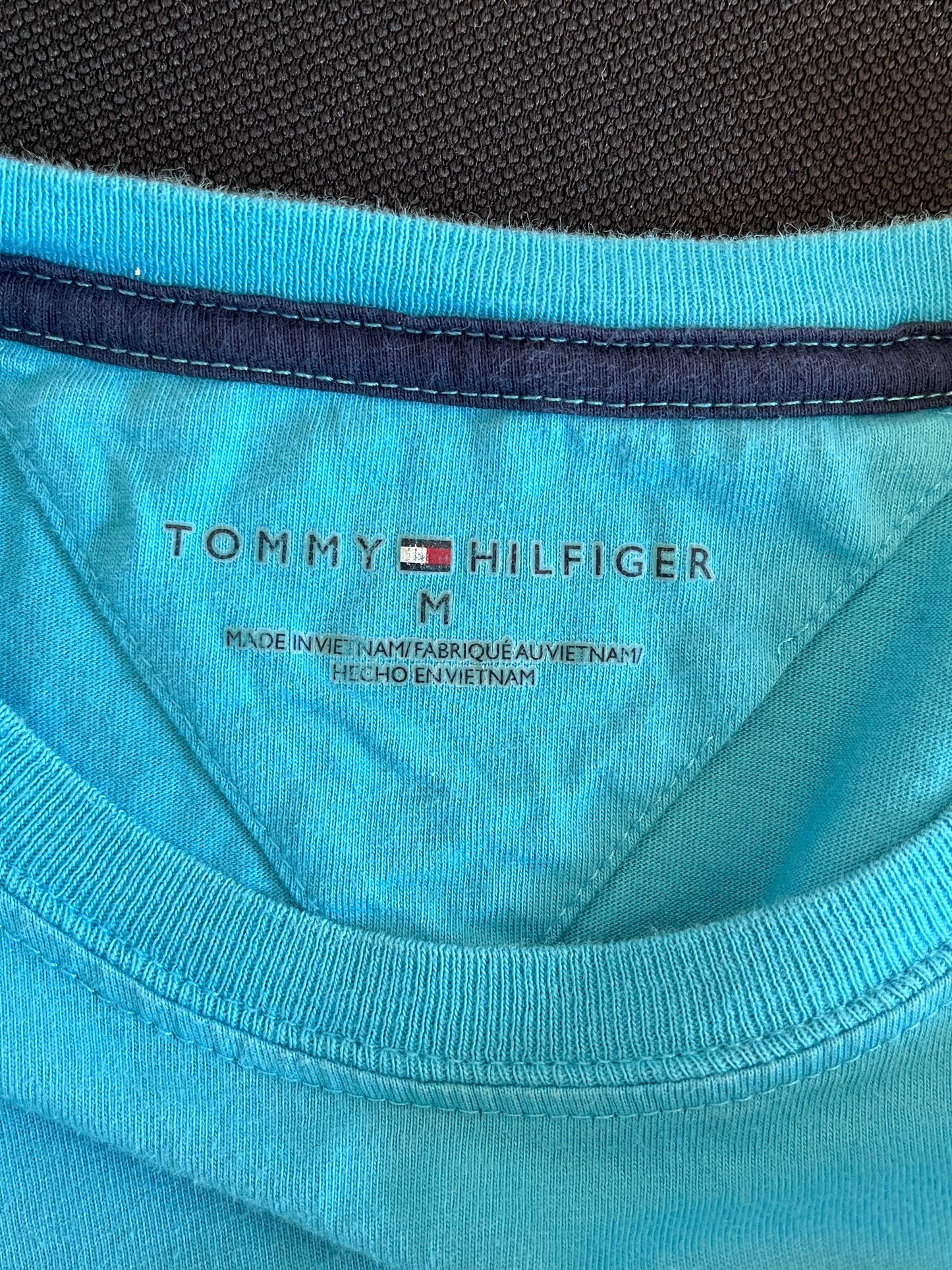 T-Shirt Tommy Hilfiger azzurra taglia XL