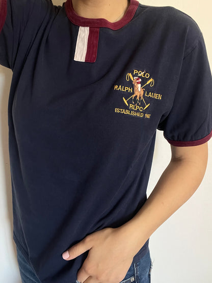 T-Shirt Ralph Lauren blu taglia M