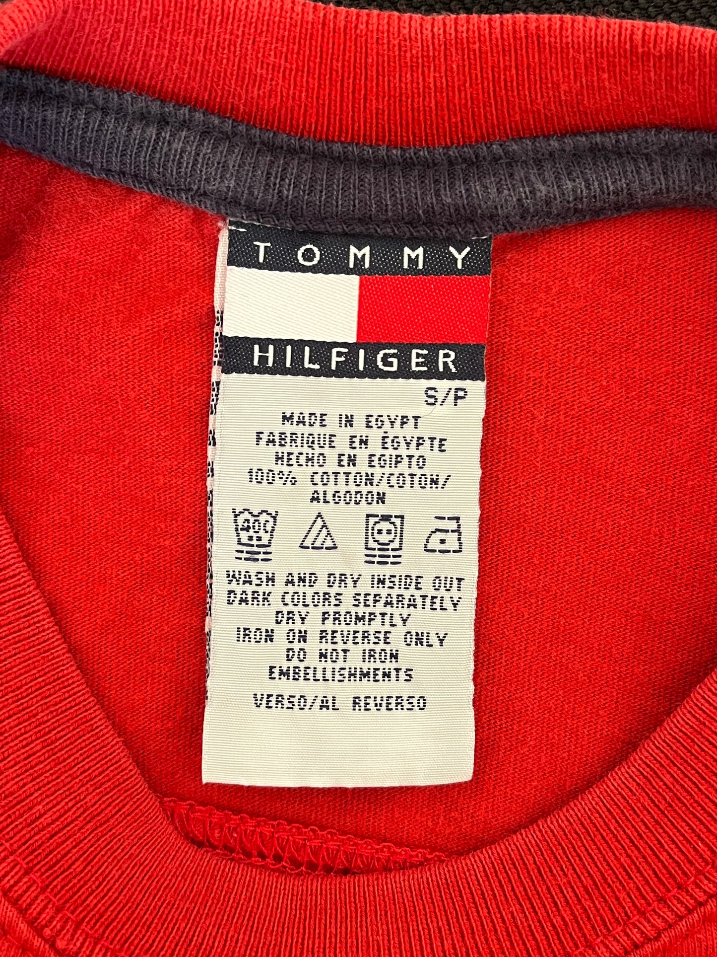 T-Shirt Tommy Hilfiger rossa taglia S