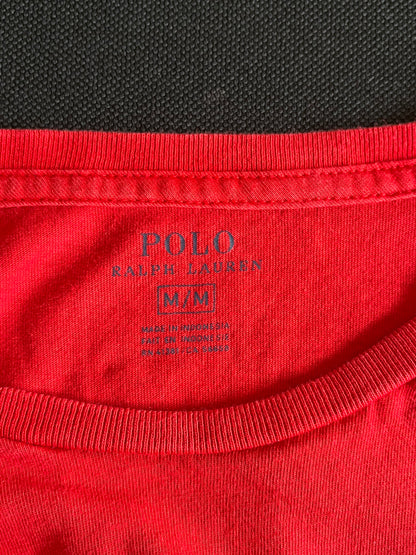 T-Shirt Ralph Lauren rossa taglia XL