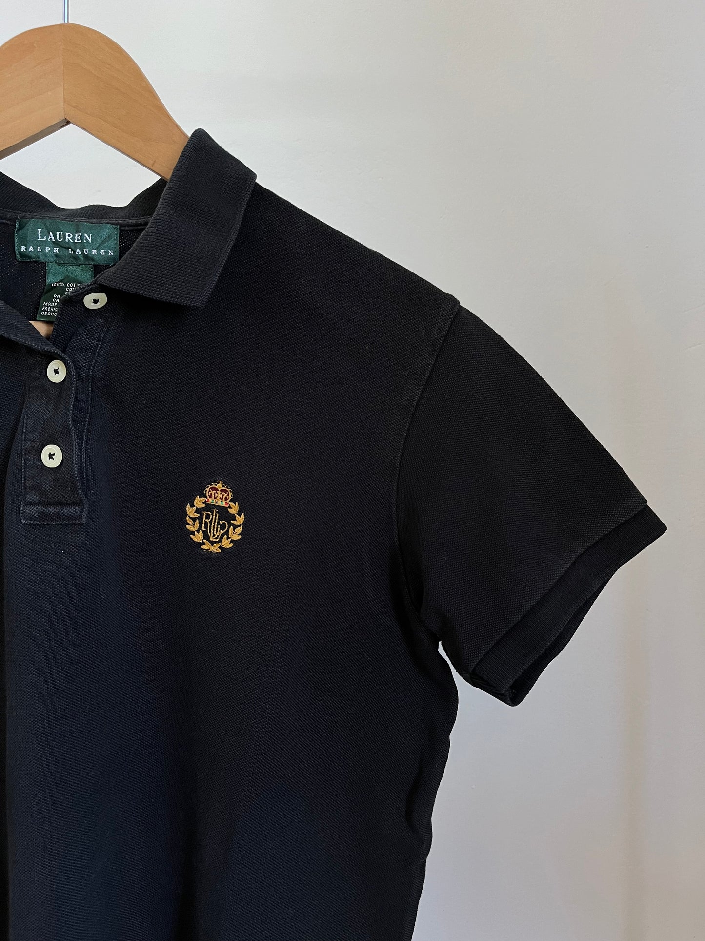 Polo Ralph Lauren nera taglia XL