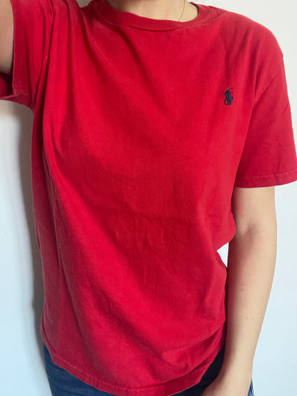 T-Shirt Ralph Lauren rossa taglia L