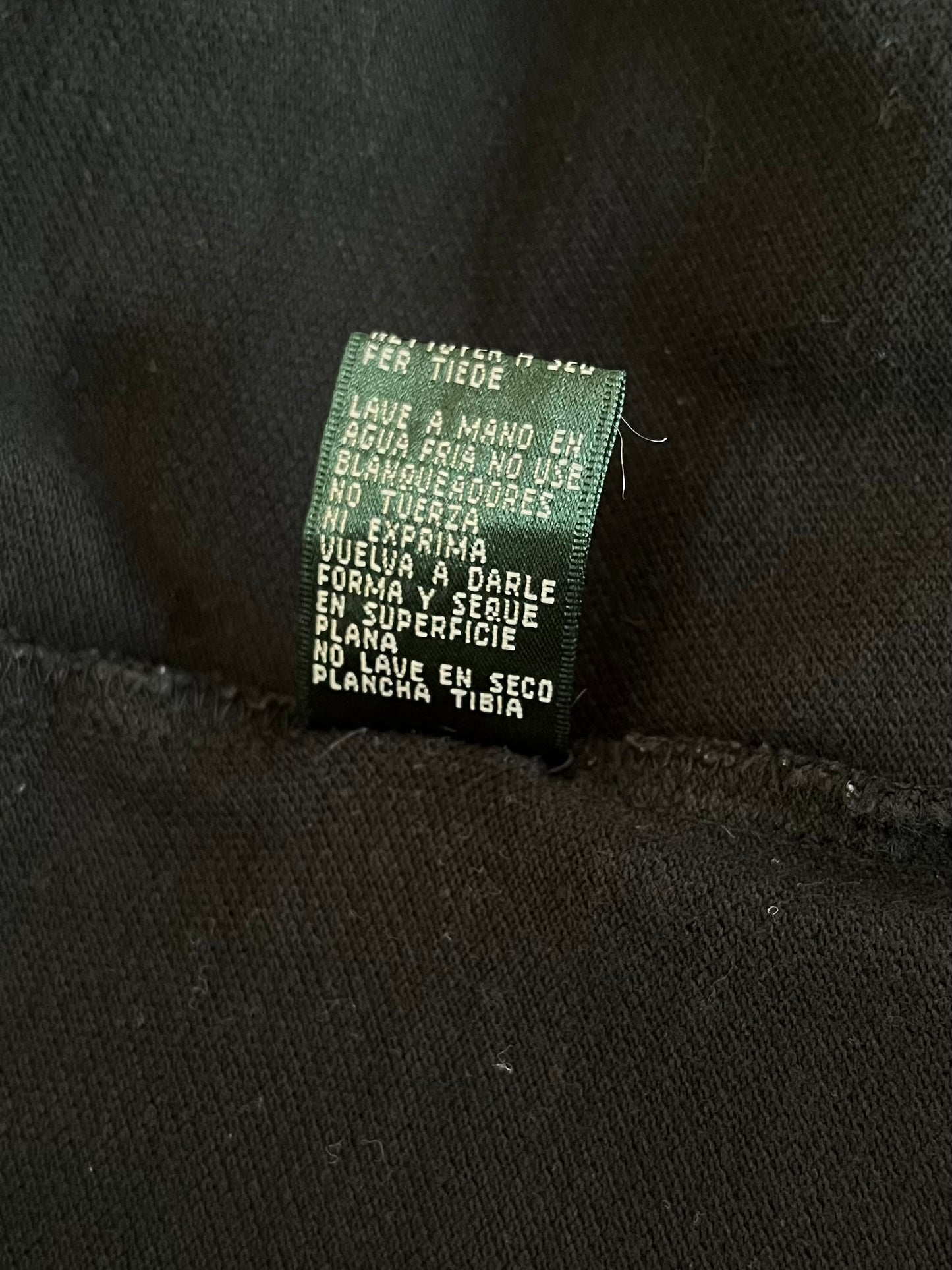Polo Ralph Lauren nera taglia XL