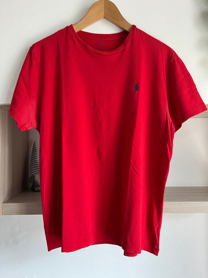 T-Shirt Ralph Lauren rossa taglia XL