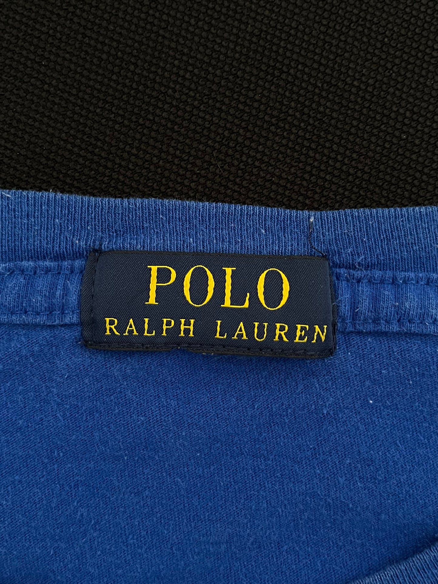 T-Shirt Ralph Lauren blu bianca e gialla taglia XL