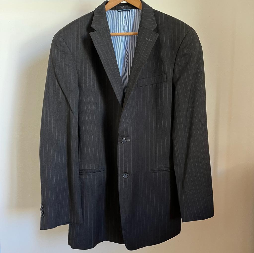 Giacca Blazer Tommy Hilfiger grigia e bianca taglia XXL