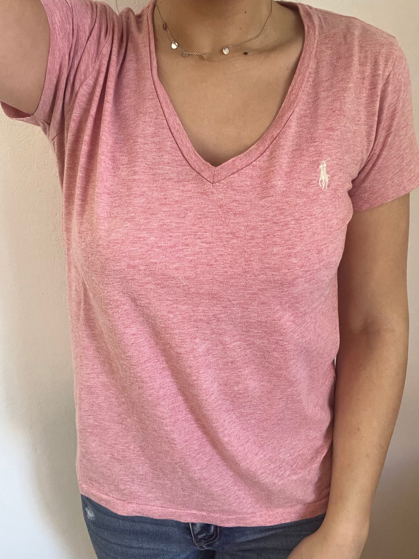 T-Shirt Ralph Lauren rosa taglia M