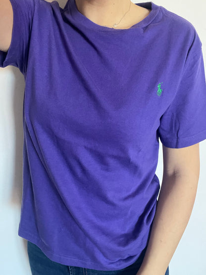 T-Shirt Ralph Lauren viola taglia M