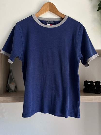 T-Shirt Tommy Hilfiger blu e grigio taglia L