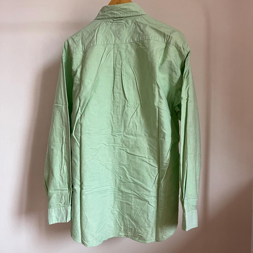 Camicione manica lunga Tommy Hilfiger verde taglia XXL