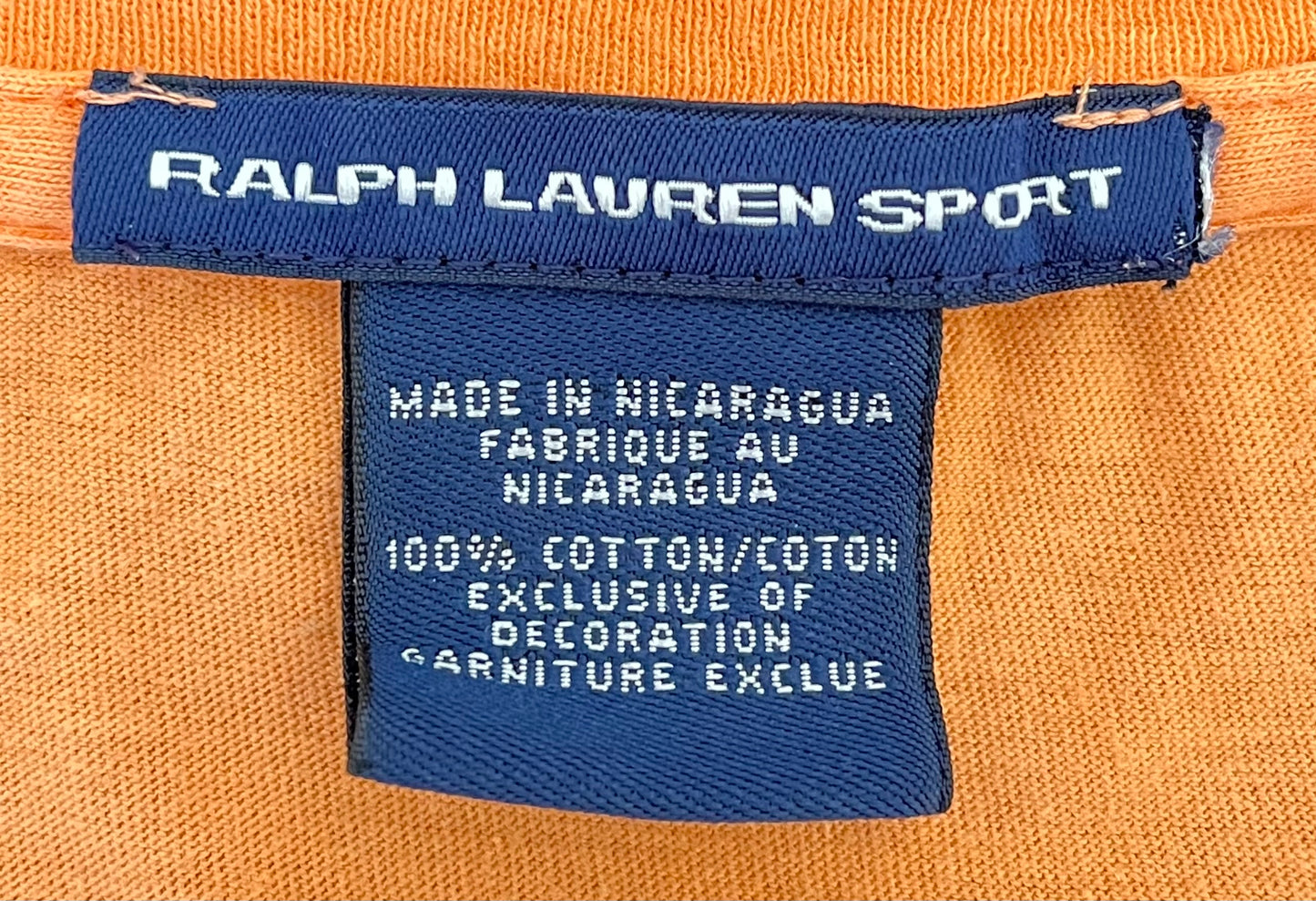 T-Shirt Ralph Lauren arancione taglia M