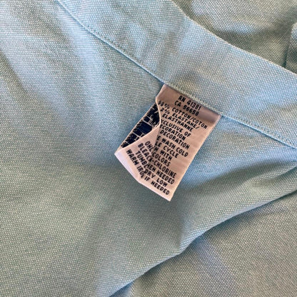 Camicia manica lunga Ralph Lauren Oxford azzurra taglia XL