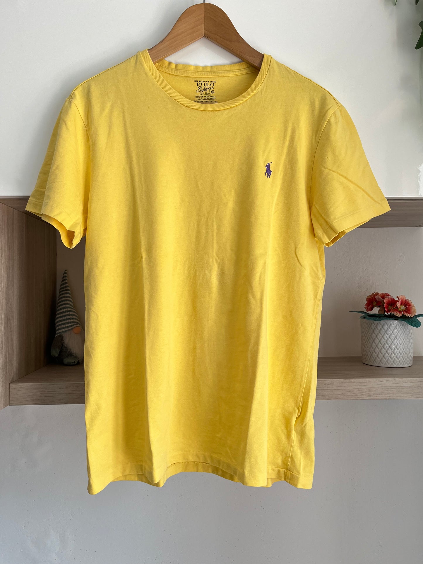 T-Shirt Ralph Lauren gialla taglia XL