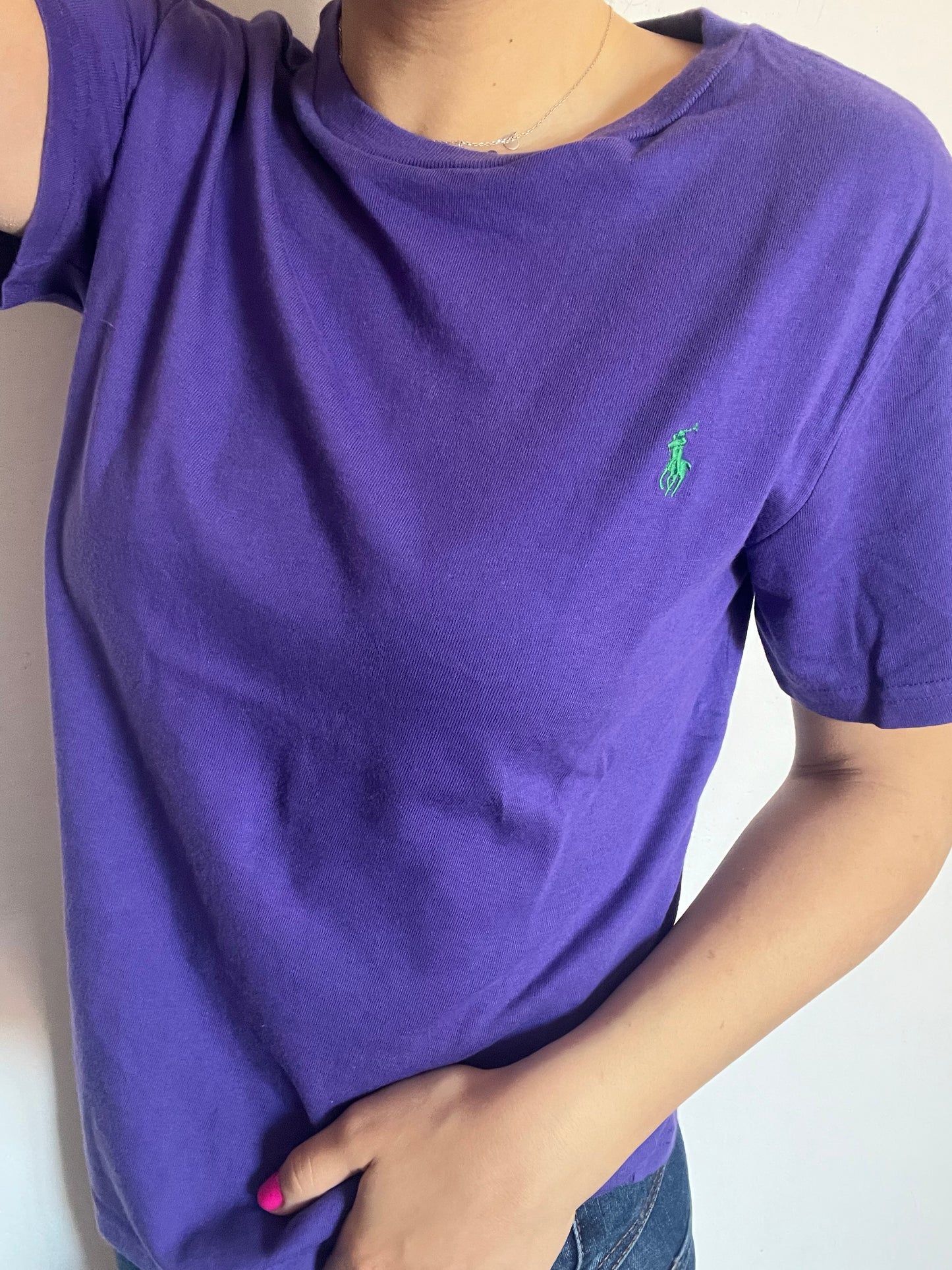 T-Shirt Ralph Lauren viola taglia M