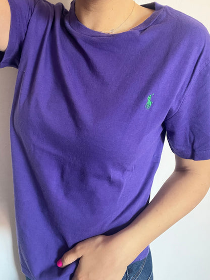 T-Shirt Ralph Lauren viola taglia M