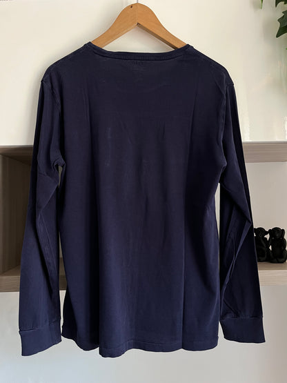 T-Shirt manica lunga Ralph Lauren blu taglia XL