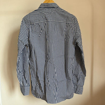 Camicia manica lunga Tommy Hilfiger bianca e blu taglia M