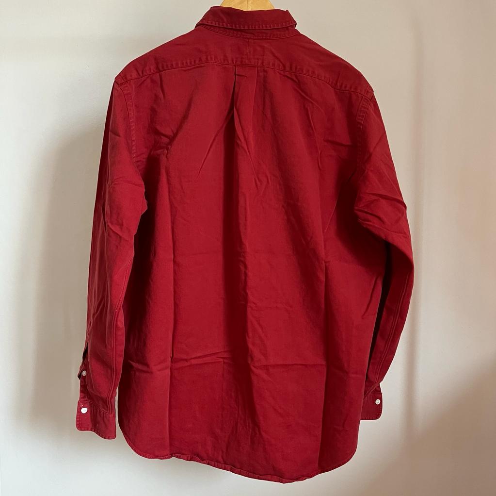 Camicione manica lunga Ralph Lauren rosso taglia XL