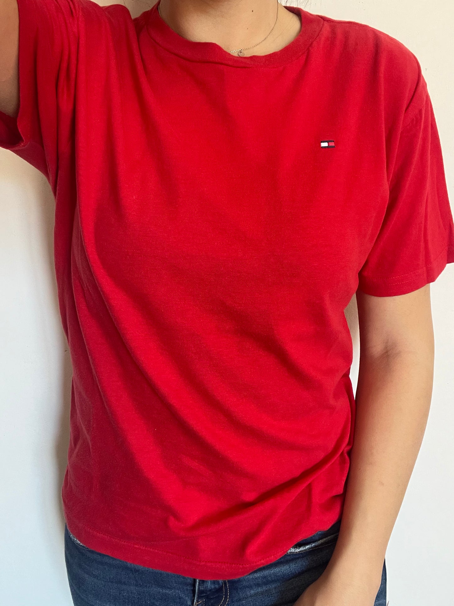 T-Shirt Tommy Hilfiger rossa taglia M