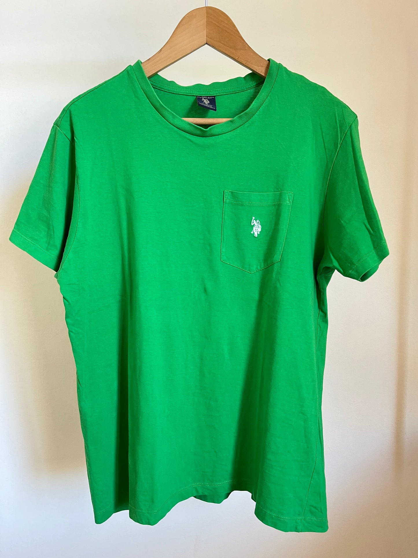 T-Shirt US Polo Assn verde taglia XL