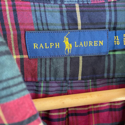 Camicia manica lunga Ralph Lauren multicolor taglia XL