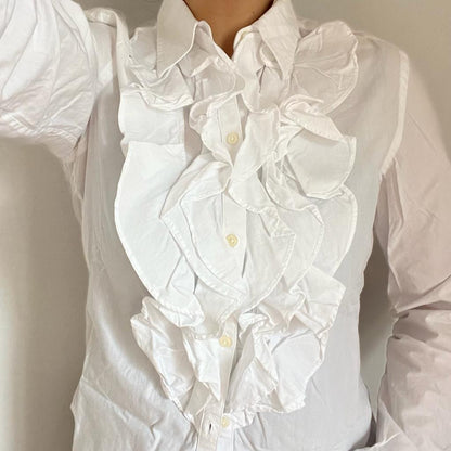 Camicia manica lunga Ralph Lauren bianca taglia S