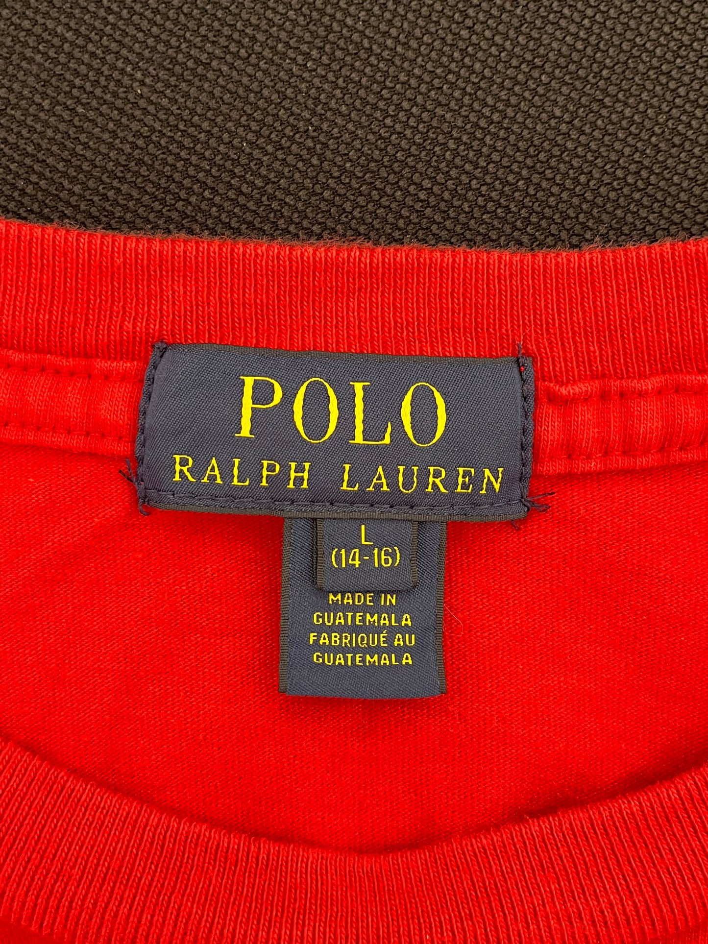 T-Shirt Ralph Lauren rossa taglia L