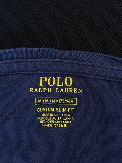 T-Shirt manica lunga Ralph Lauren blu taglia XL