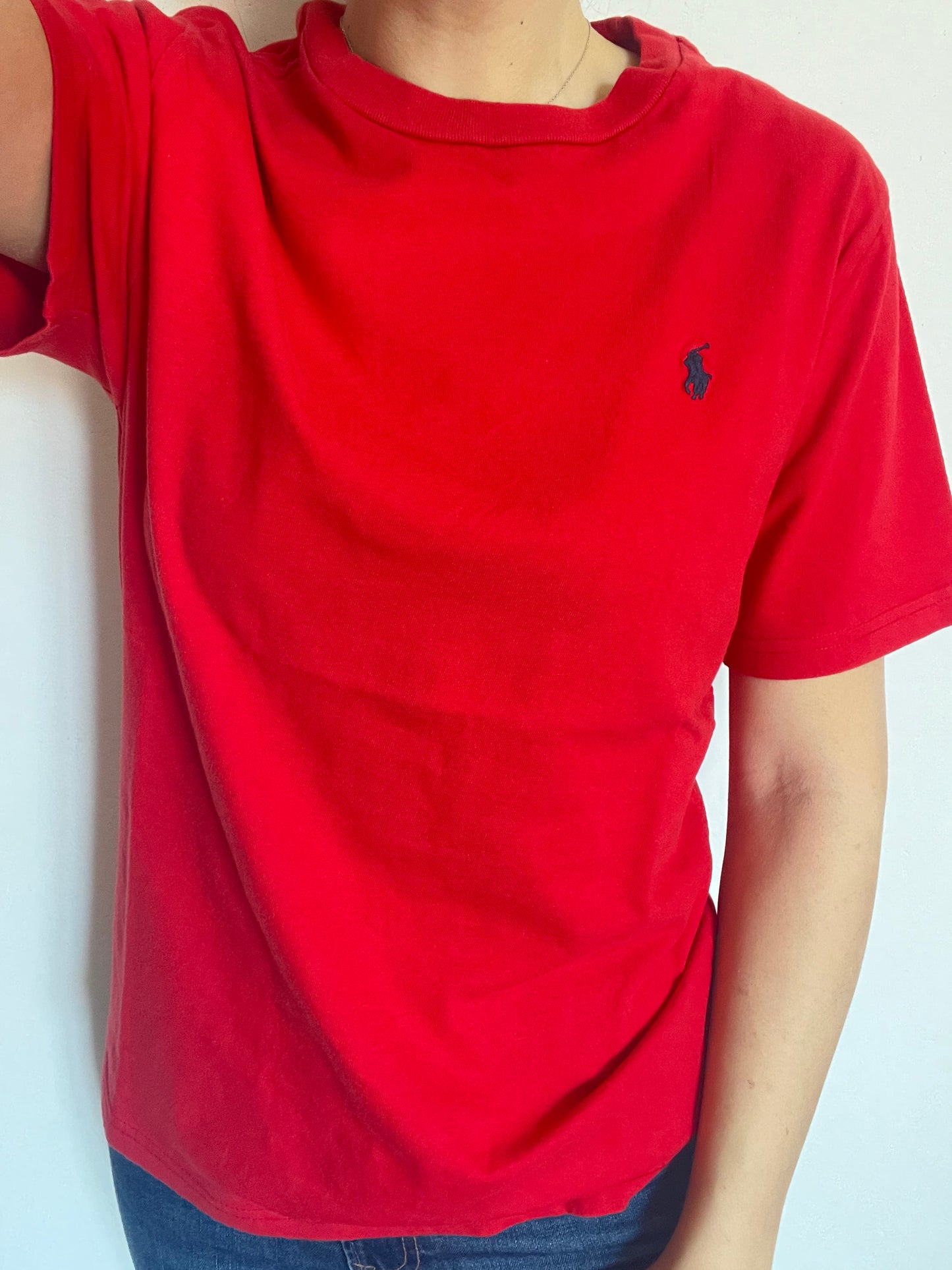 T-Shirt Ralph Lauren rossa taglia L