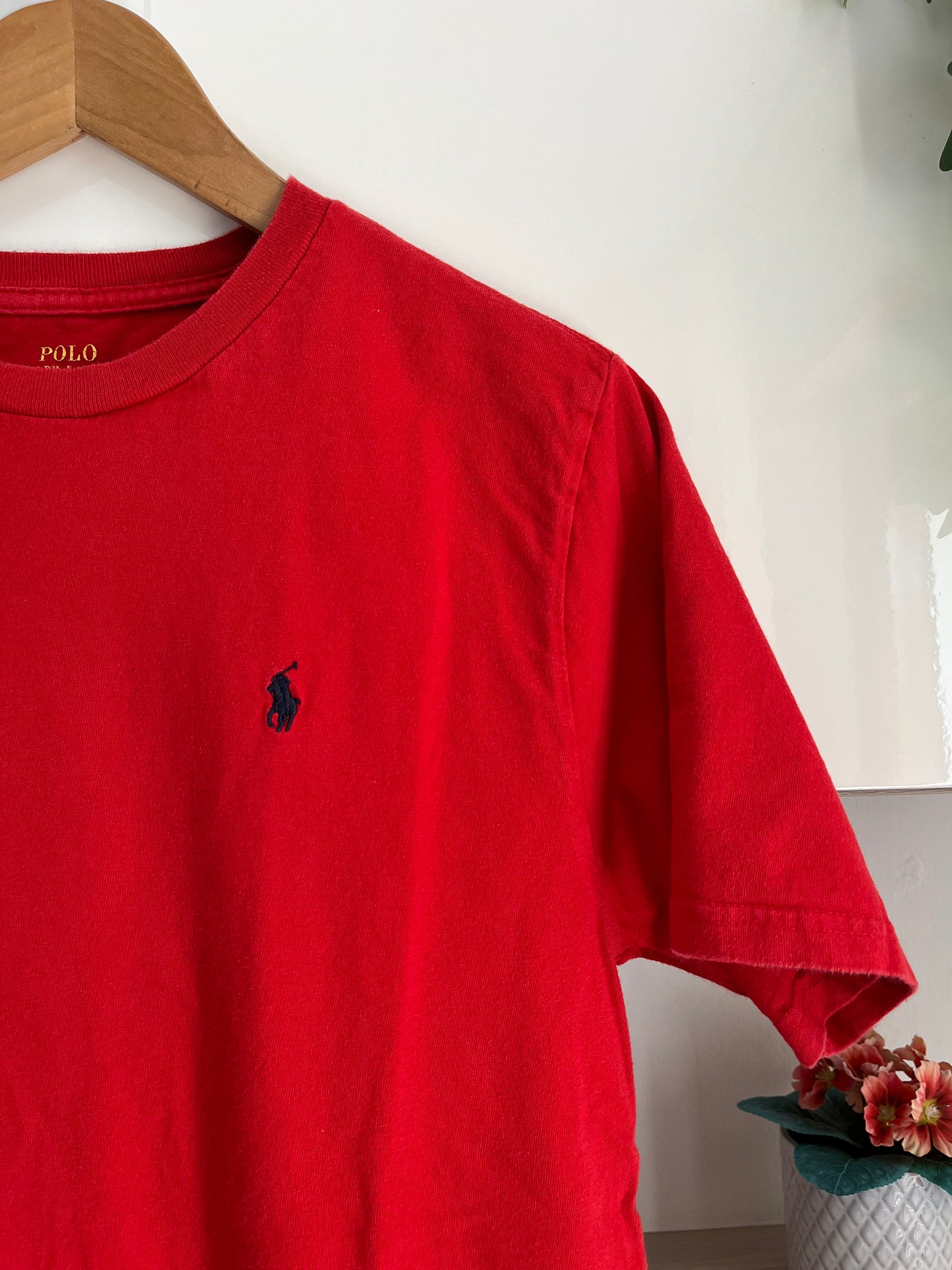 T-Shirt Ralph Lauren rossa taglia XL