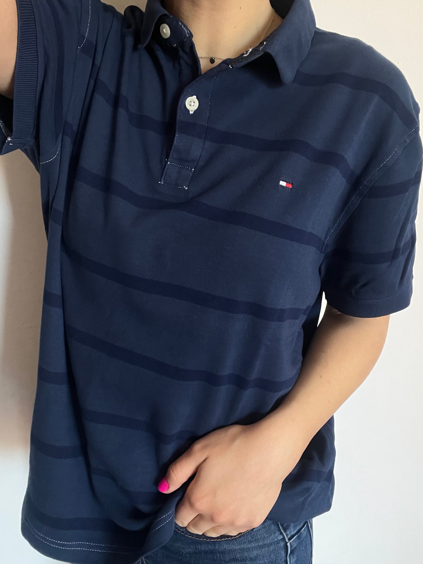 Polo Tommy Hilfiger blu taglia XL