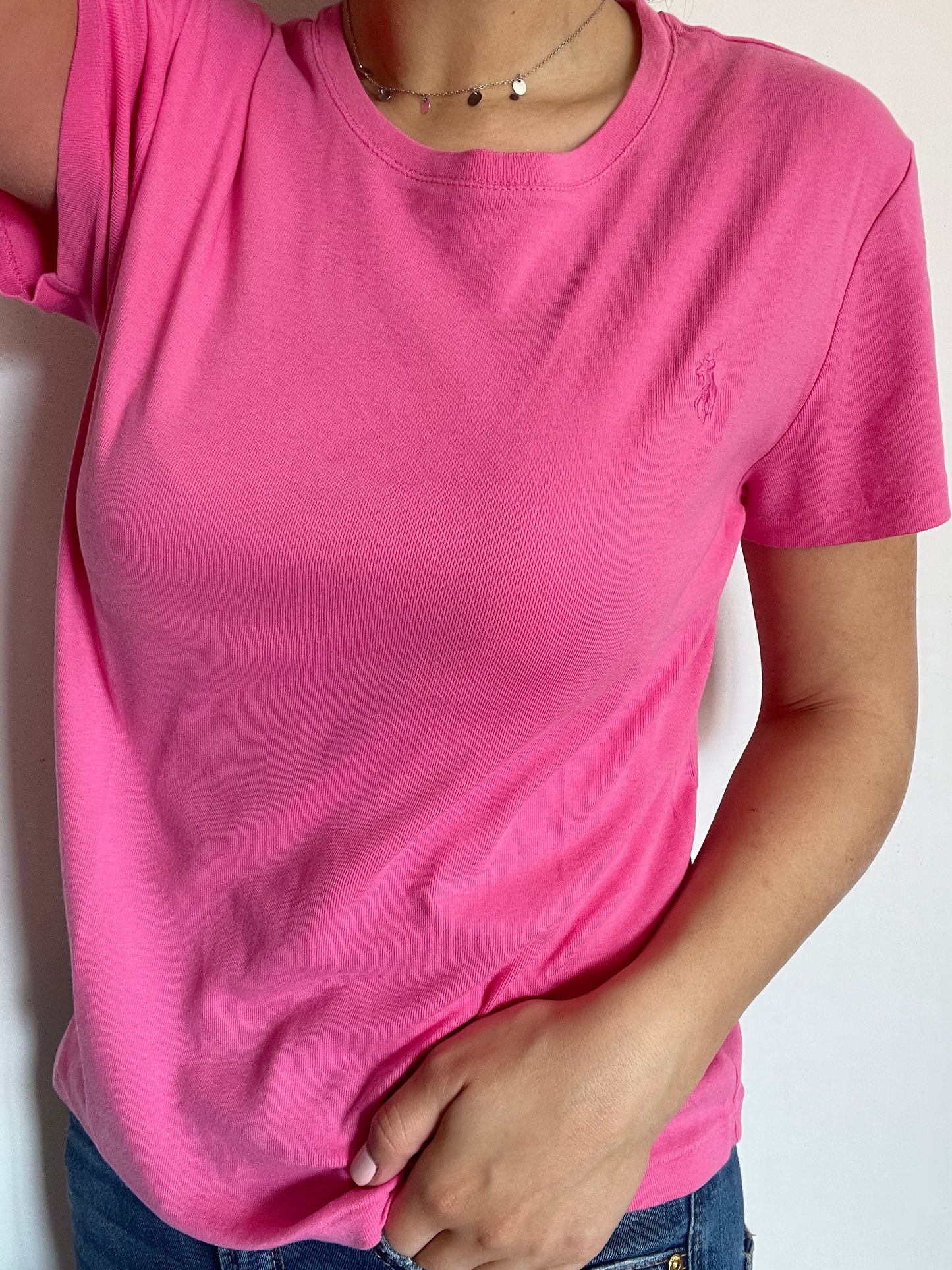 T-Shirt Ralph Lauren rosa taglia L