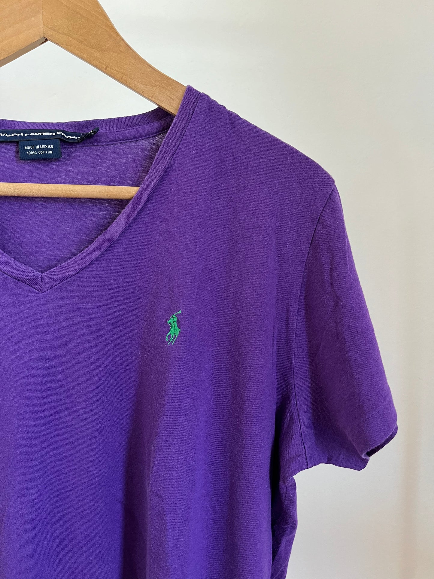 T-Shirt Ralph Lauren viola taglia XL