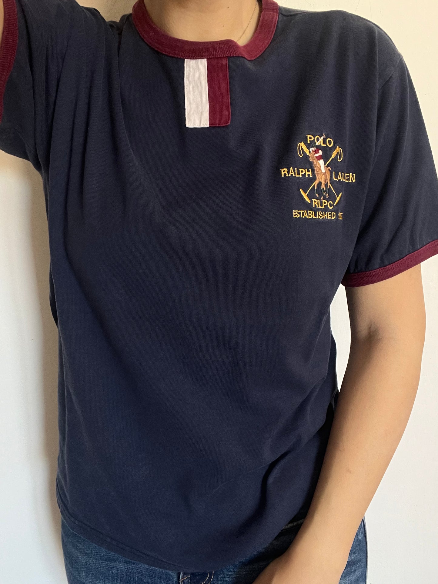 T-Shirt Ralph Lauren blu taglia M