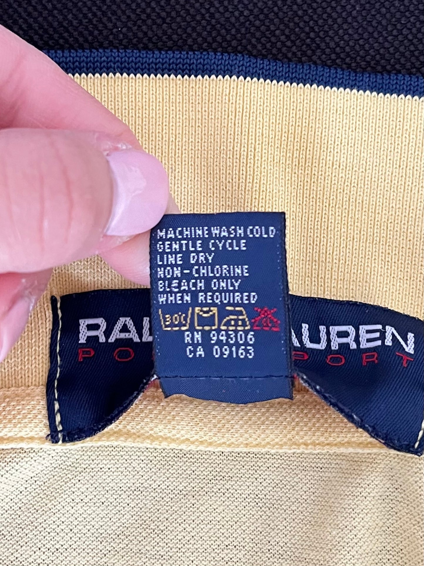 Polo Ralph Lauren gialla taglia XL